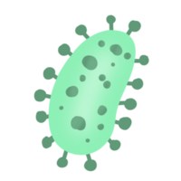 bacterias enfermedad dibujos animados png