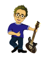Character of Guitarist png
