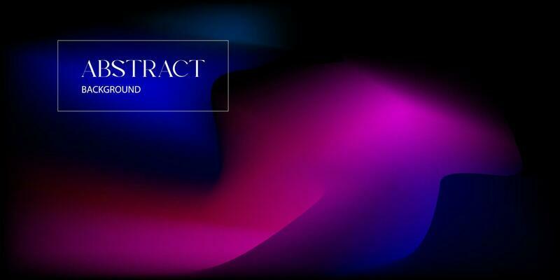Abstract background dark bright design template pink violet color on black horizontal