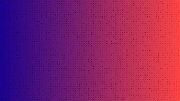 Abstract geometric gradient circles background. Red and blue dot background with empty space. Vector illustration.