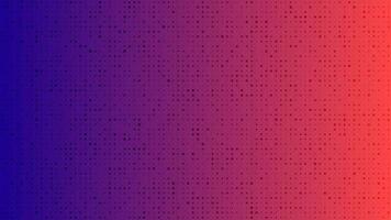 Abstract geometric gradient circles background. Red and blue dot background with empty space. Vector illustration.