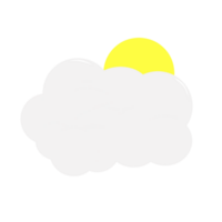 Flat Cloud for Decorations png