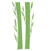 Grün Bambus zum Dekorationen png
