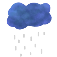 joli nuage aquarelle png