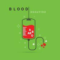 logotype blood donation vector