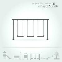 Playground icon isolate set Vector illustration.