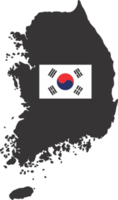 zuiden Korea pin kaart plaats png