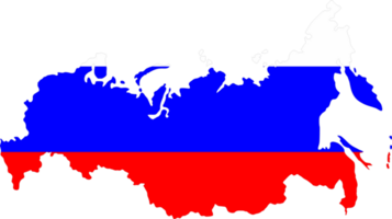 Russia bandiera perno carta geografica Posizione png