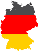 Germania bandiera perno carta geografica Posizione png