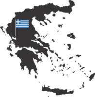 Grèce drapeau épingle carte emplacement png