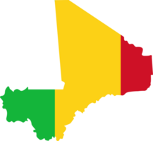 Mali Flagge Stift Karte Ort png