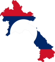 Laos bandeira PIN mapa localização png