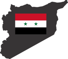Siria bandiera perno carta geografica Posizione png