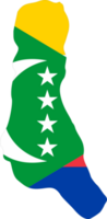 Komoren Flagge Stift Karte Ort png