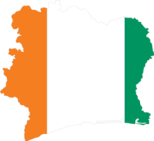 Cote d'Ivoire flag pin map location png