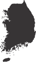 Sud Corea perno carta geografica Posizione png