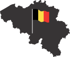 Belgium flag pin map location png