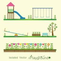 Playground icon isolate set Vector illustration.