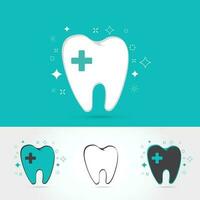 Dental logos templates vector