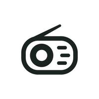 radio icon vector design illustration