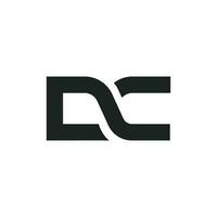 DC monogram logo icon vector design illustration