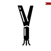 vegetable glyph icon vector