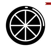wheel glyph icon vector