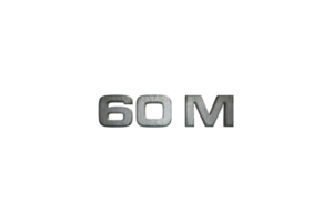 60 million subscribers celebration greeting Number with star wars design png