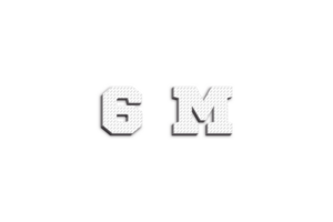 6 million subscribers celebration greeting Number with 3d paper design png