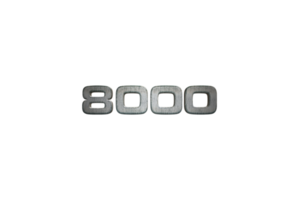 8000 subscribers celebration greeting Number star wars with design png