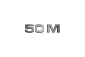 50 million subscribers celebration greeting Number with star wars design png
