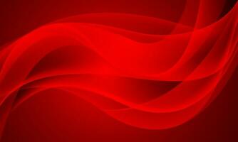 Abstract red curve wave fluid aqua light smooth design modern futuristic background vector