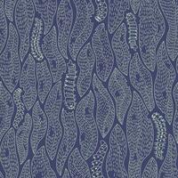 Seamless pattern of caterpillars gnawing leaves on a dark background vector