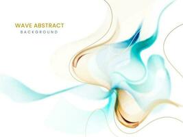 Abstract Wave Motion Background. vector