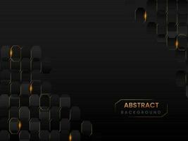 Abstract Geometric Background With Lights Effect. vector