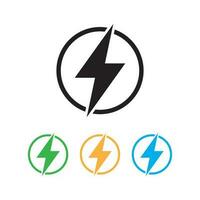 Electric icon vector illustration.