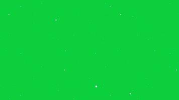 traveling through star in space particles animation video on green screen background
