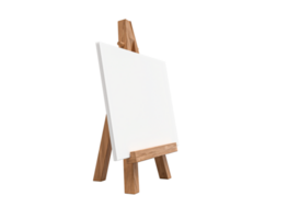 vuoto di legno cavalletto calendario per design presentazione e Stampa disegni. 3d interpretazione png