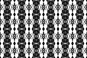 sin costura batik patrón, geométrico tribal patrón se parece étnico bohemio, azteca estilo, ikat estilo.lujo decorativo tela negro y blanco sin costura modelo para famoso pancartas vector