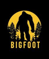 Bigfoot logo design vector