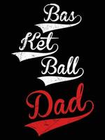 baloncesto papá Pro vector diseño para t camisa y póster diseño.