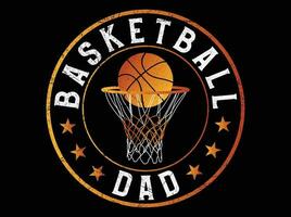 Basketball Dad Pro Vector Design for T shirt and Poster Design.