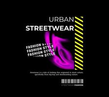 urbano estilo diseño estética, casual moda, ropa de calle, tipografía. para pantalla impresión camisetas, chaquetas vector