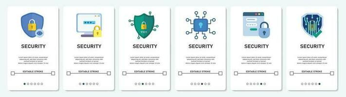 Shield Security With Padlock and Key Logo Banner Icon Menu vector