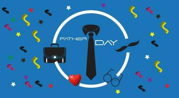Background splash illustration with father's day theme.For design abstract poster. vector