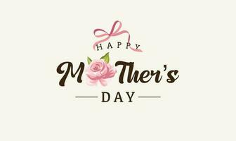 Mother's Day Background with colorful elements and flowers, lettering. Vector symbols of love in the shape of hearts for greeting card design, floral, pastel color.