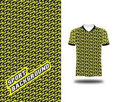 yellow pattern line art jersey football background vector
