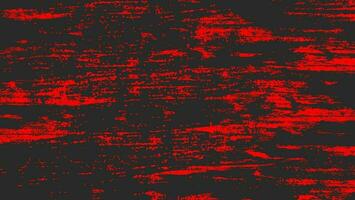 Abstract Red Grunge Texture Design In Black Background vector