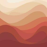 Red Wave Gradient Background vector