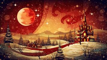 Merry Christmas background. Illustration photo